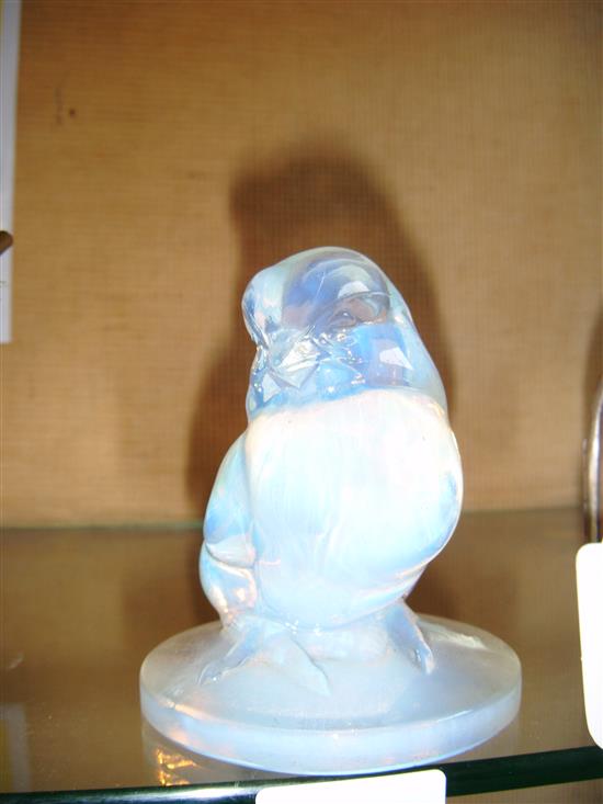 Ferjac opalescent glass bird